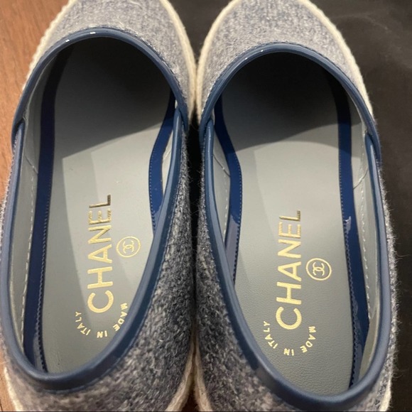Chanel Brand New Espadrilles Jeans RARE - Picture 7 of 8